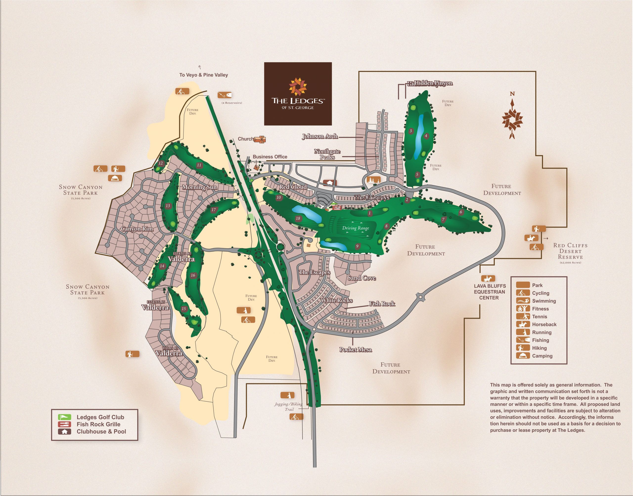 Ledges Map