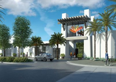Desert Color Pool Clubhouse (Rendering)